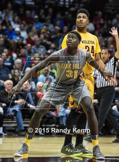 Thumbnail 3 in Oak Hill Academy vs Wesleyan Christian Academy  (Bass Pro Tournament of Champions) photogallery.