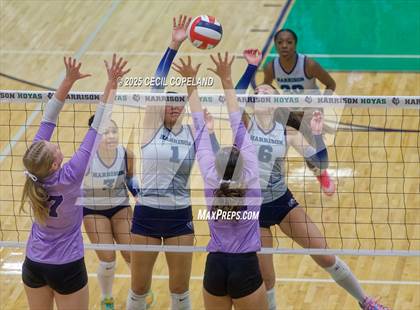 Thumbnail 1 in North Forsyth @ Harrison (GHSA AAAAAA State Volleyball Tournament - 2nd Round) photogallery.
