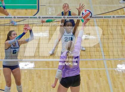 Thumbnail 3 in North Forsyth @ Harrison (GHSA AAAAAA State Volleyball Tournament - 2nd Round) photogallery.