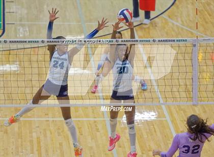 Thumbnail 2 in North Forsyth @ Harrison (GHSA AAAAAA State Volleyball Tournament - 2nd Round) photogallery.