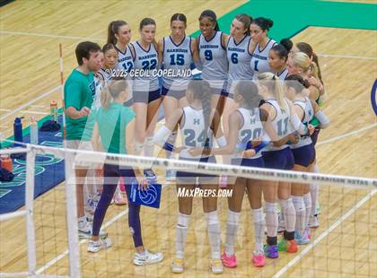 Thumbnail 1 in North Forsyth @ Harrison (GHSA AAAAAA State Volleyball Tournament - 2nd Round) photogallery.