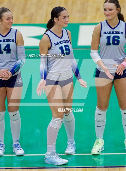 Thumbnail 2 in North Forsyth @ Harrison (GHSA AAAAAA State Volleyball Tournament - 2nd Round) photogallery.
