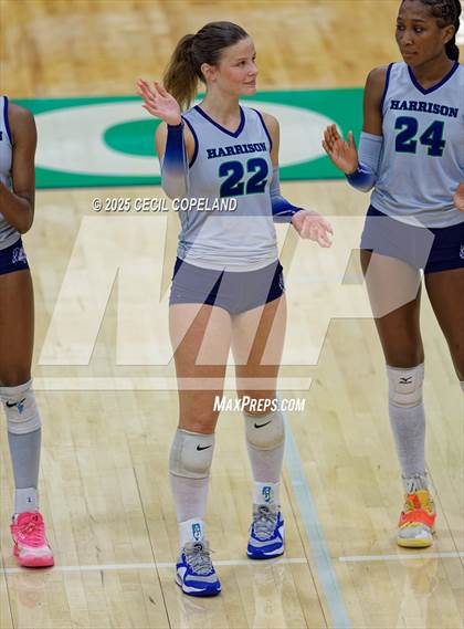 Thumbnail 2 in North Forsyth @ Harrison (GHSA AAAAAA State Volleyball Tournament - 2nd Round) photogallery.