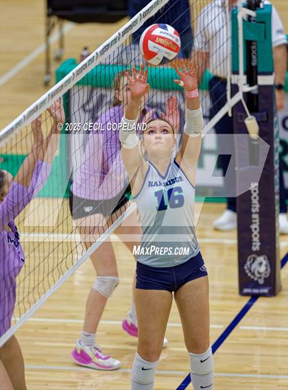 Thumbnail 3 in North Forsyth @ Harrison (GHSA AAAAAA State Volleyball Tournament - 2nd Round) photogallery.