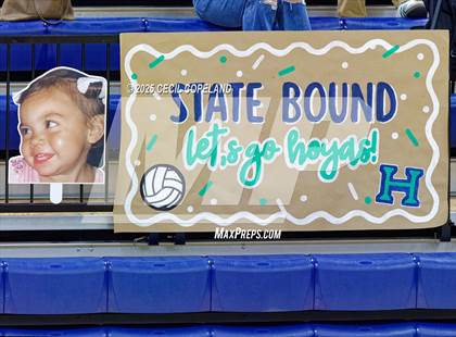 Thumbnail 2 in North Forsyth @ Harrison (GHSA AAAAAA State Volleyball Tournament - 2nd Round) photogallery.