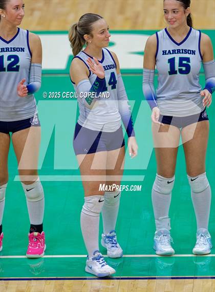 Thumbnail 1 in North Forsyth @ Harrison (GHSA AAAAAA State Volleyball Tournament - 2nd Round) photogallery.