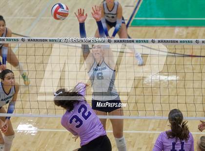 Thumbnail 2 in North Forsyth @ Harrison (GHSA AAAAAA State Volleyball Tournament - 2nd Round) photogallery.