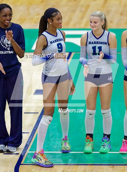 Thumbnail 1 in North Forsyth @ Harrison (GHSA AAAAAA State Volleyball Tournament - 2nd Round) photogallery.