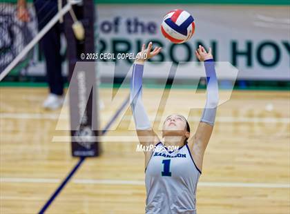 Thumbnail 3 in North Forsyth @ Harrison (GHSA AAAAAA State Volleyball Tournament - 2nd Round) photogallery.