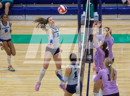 Thumbnail 3 in North Forsyth @ Harrison (GHSA AAAAAA State Volleyball Tournament - 2nd Round) photogallery.