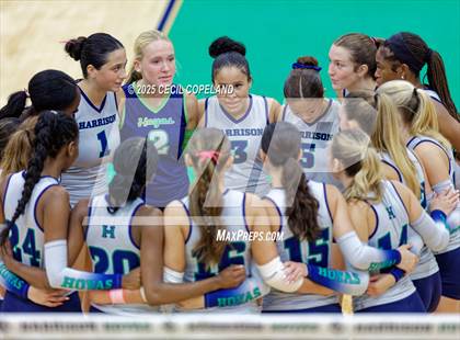 Thumbnail 2 in North Forsyth @ Harrison (GHSA AAAAAA State Volleyball Tournament - 2nd Round) photogallery.