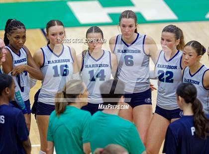 Thumbnail 1 in North Forsyth @ Harrison (GHSA AAAAAA State Volleyball Tournament - 2nd Round) photogallery.