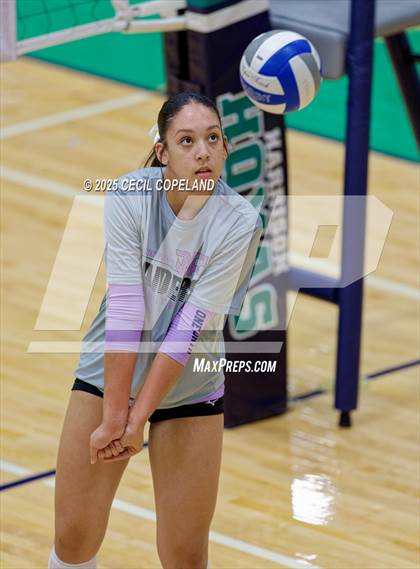 Thumbnail 3 in North Forsyth @ Harrison (GHSA AAAAAA State Volleyball Tournament - 2nd Round) photogallery.