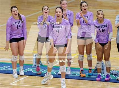 Thumbnail 2 in North Forsyth @ Harrison (GHSA AAAAAA State Volleyball Tournament - 2nd Round) photogallery.