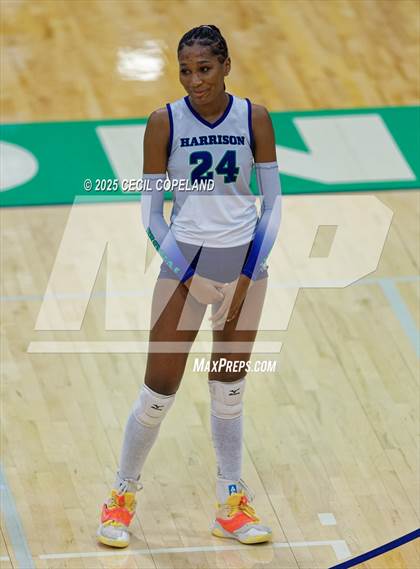 Thumbnail 3 in North Forsyth @ Harrison (GHSA AAAAAA State Volleyball Tournament - 2nd Round) photogallery.