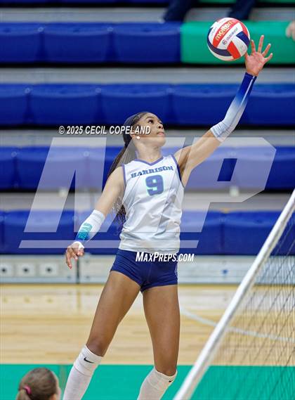 Thumbnail 1 in North Forsyth @ Harrison (GHSA AAAAAA State Volleyball Tournament - 2nd Round) photogallery.