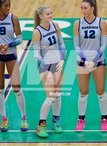 Thumbnail 2 in North Forsyth @ Harrison (GHSA AAAAAA State Volleyball Tournament - 2nd Round) photogallery.