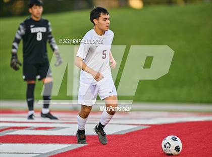 Thumbnail 3 in Fort Bend Kempner @ Galena Park (UIL Soccer 5A Region 3 Bi-District) photogallery.