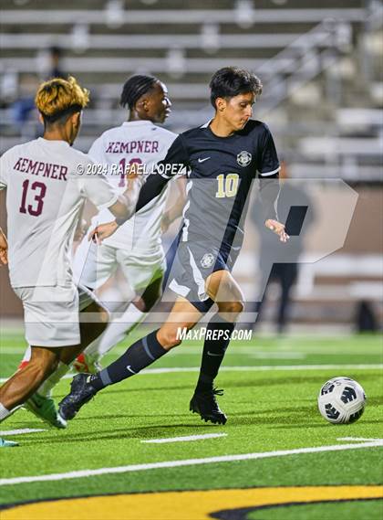 Thumbnail 1 in Fort Bend Kempner @ Galena Park (UIL Soccer 5A Region 3 Bi-District) photogallery.