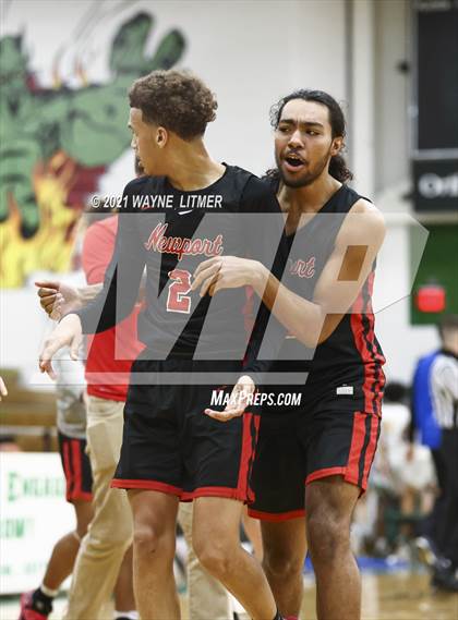 Thumbnail 3 in Newport vs Newport Central Catholic (36th District) photogallery.