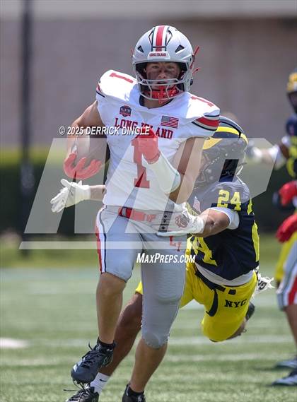 Thumbnail 1 in NYC vs Long Island (All-Star Football Classic) photogallery.