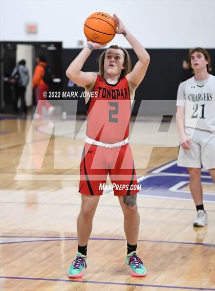 Thumbnail 2 in Arete Prep vs. Tonopah Valley (Coyotes Basketball Invitational) photogallery.