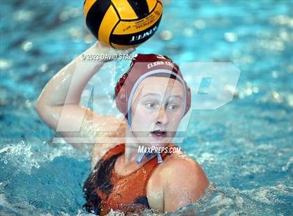 Thumbnail 1 in Clear Creek vs. Brazoswood (UIL Girls Water Polo 6A Region 2 Quarterfinal) photogallery.