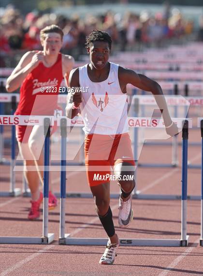 Thumbnail 3 in CIF NCS Meet of Champions (Boys 110 Hurdles) photogallery.