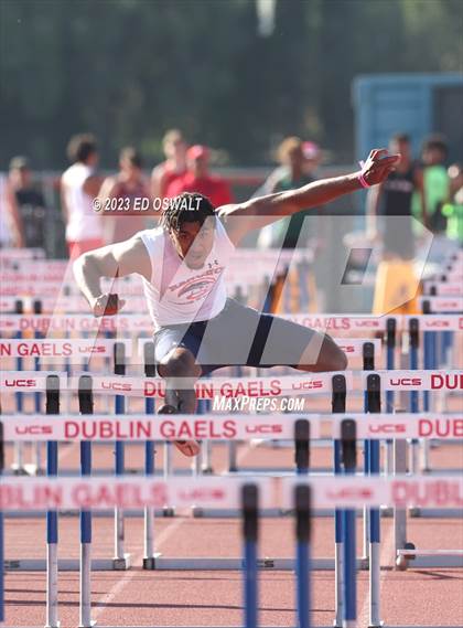 Thumbnail 2 in CIF NCS Meet of Champions (Boys 110 Hurdles) photogallery.
