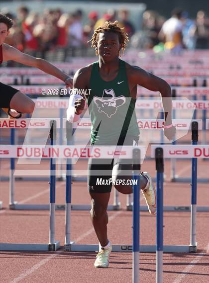 Thumbnail 2 in CIF NCS Meet of Champions (Boys 110 Hurdles) photogallery.
