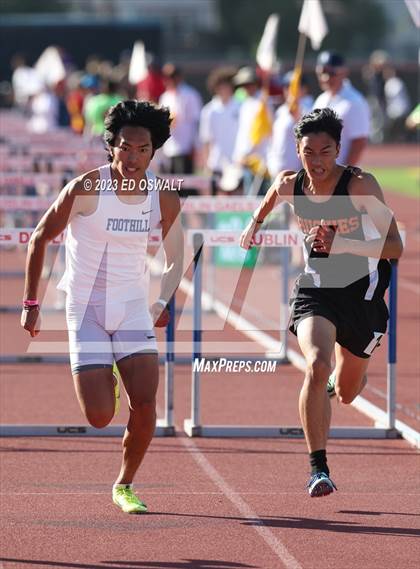 Thumbnail 3 in CIF NCS Meet of Champions (Boys 110 Hurdles) photogallery.