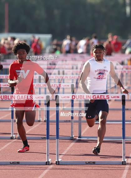 Thumbnail 2 in CIF NCS Meet of Champions (Boys 110 Hurdles) photogallery.