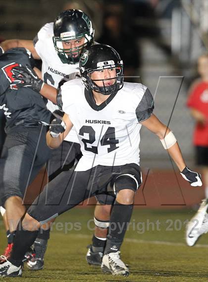 Thumbnail 2 in Santa Clarita Christian vs. Fairmont Prep photogallery.