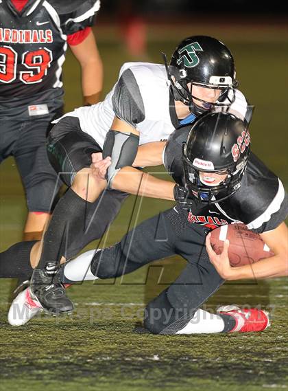Thumbnail 1 in Santa Clarita Christian vs. Fairmont Prep photogallery.