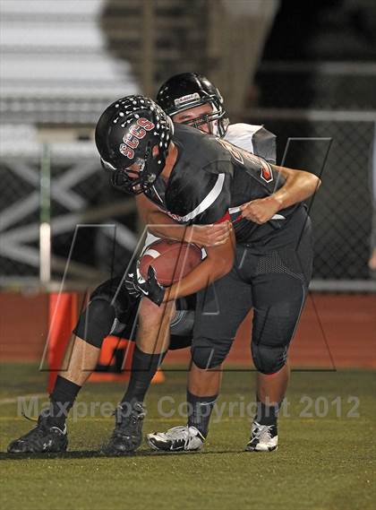 Thumbnail 2 in Santa Clarita Christian vs. Fairmont Prep photogallery.