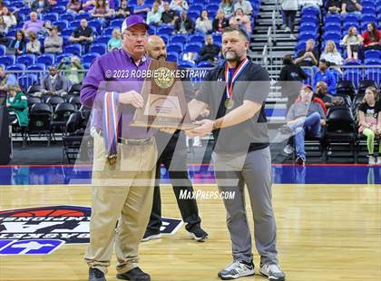 Thumbnail 3 in Huckabay vs. Irion County (UIL 1A Basketball State Semifinal Medal Ceremony) photogallery.
