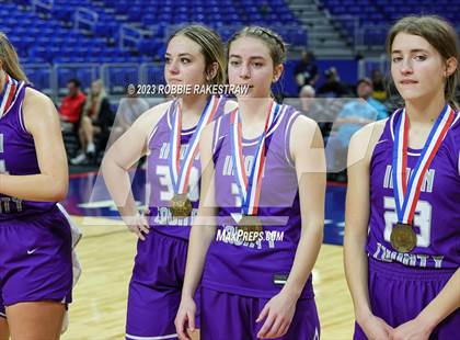 Thumbnail 3 in Huckabay vs. Irion County (UIL 1A Basketball State Semifinal Medal Ceremony) photogallery.
