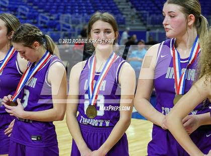 Thumbnail 1 in Huckabay vs. Irion County (UIL 1A Basketball State Semifinal Medal Ceremony) photogallery.