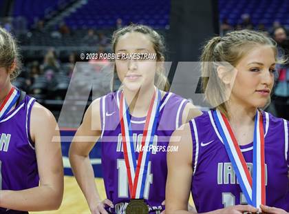 Thumbnail 2 in Huckabay vs. Irion County (UIL 1A Basketball State Semifinal Medal Ceremony) photogallery.