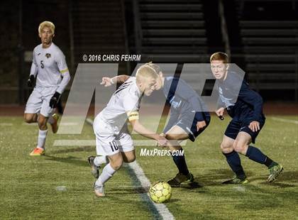 Thumbnail 2 in Valor Christian @ Lewis-Palmer (CHSAA 4A 2nd Round Playoff) photogallery.