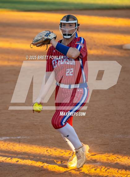 Thumbnail 3 in Monroe Area vs Jefferson (GHSA AAA Playoffs Second Round) photogallery.