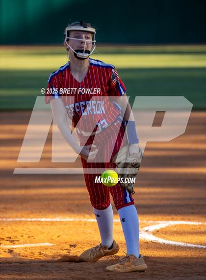 Thumbnail 1 in Monroe Area vs Jefferson (GHSA AAA Playoffs Second Round) photogallery.