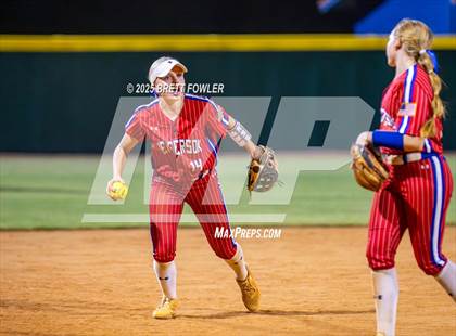 Thumbnail 1 in Monroe Area vs Jefferson (GHSA AAA Playoffs Second Round) photogallery.