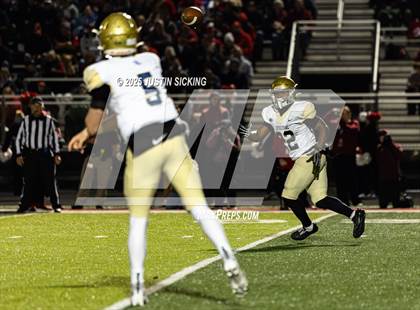 Thumbnail 1 in Cathedral vs. New Palestine (IHSAA 5A Section 13 Finals) photogallery.
