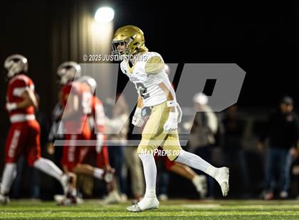 Thumbnail 3 in Cathedral vs. New Palestine (IHSAA 5A Section 13 Finals) photogallery.