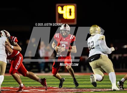 Thumbnail 1 in Cathedral vs. New Palestine (IHSAA 5A Section 13 Finals) photogallery.