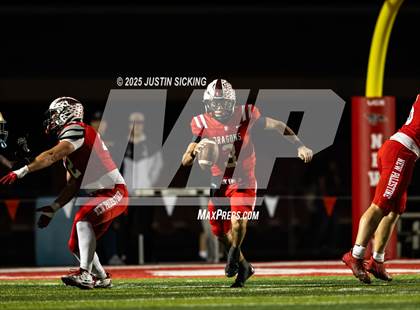 Thumbnail 1 in Cathedral vs. New Palestine (IHSAA 5A Section 13 Finals) photogallery.