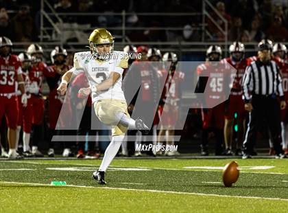 Thumbnail 2 in Cathedral vs. New Palestine (IHSAA 5A Section 13 Finals) photogallery.