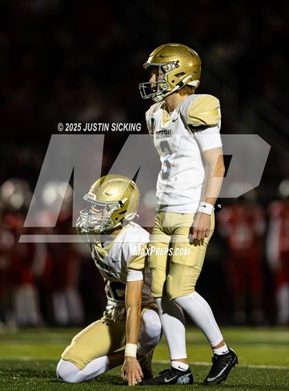 Thumbnail 3 in Cathedral vs. New Palestine (IHSAA 5A Section 13 Finals) photogallery.