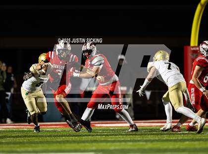 Thumbnail 2 in Cathedral vs. New Palestine (IHSAA 5A Section 13 Finals) photogallery.